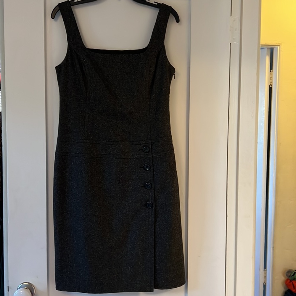 United Colors Of Benetton Dark Gray Midi Dress